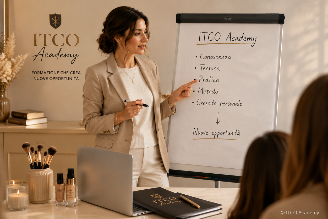 Docente ITCO Academy durante una lezione